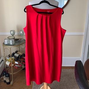 Lands’ End Size 1x Red Dress in EUC